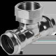 Тройник-переходник ROMMER 35х1 1/4х35 мм из нержавеющей стали пресс RSS-0015-035114