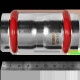 Муфта равнопроходная ROMMER пресс 42 мм нержавеющая сталь RSS-0017-000042
