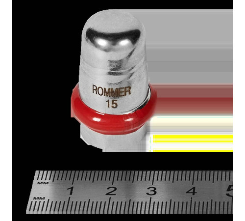 Заглушка прессовая ROMMER 15 мм нержавеющая сталь RSS-0025-000015