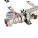 Коллектор из нержавеющей стали в сборе без расходомеров ROMMER 2 выхода RMS-3210-000002