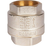Клапан обратный пружинный муфтовый ROMMER 1 1/2 с металлическим седлом RVC-0001-000040