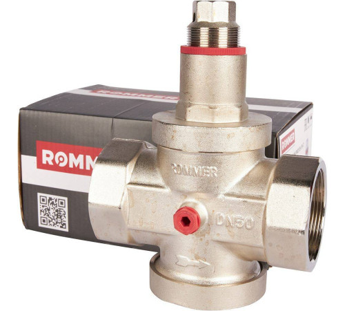 Редуктор давления ROMMER PN25 2 вн/вн с выходом под манометр RVS-0008-000050