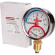 Термоманометр радиальный ROMMER 80 мм 1/2 6 бар с запорным клапаном RIM-0006-800615