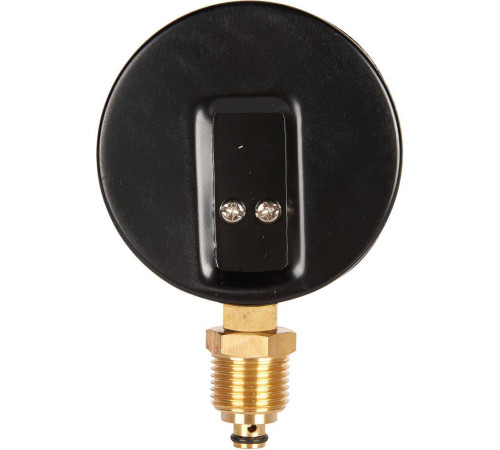 Термоманометр радиальный ROMMER 80 мм 1/2 10 бар с запорным клапаном RIM-0006-801015