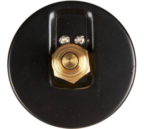 Термоманометр аксиальный ROMMER 80 мм 120 °C 4 бар с запорным клапаном 1/2 RIM-0005-800415