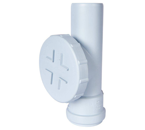 Ревизия канализационная бесшумная STOUT D 58 мм с круглой крышкой SKB-0014-000058