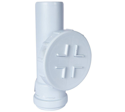 Ревизия канализационная бесшумная STOUT D 58 мм с круглой крышкой SKB-0014-000058