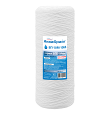 Картридж веревочный АКВАБРАЙТ ВП-10М-10ББ Big Blue 10 10 мкм ВП-10 М-10 ББ
