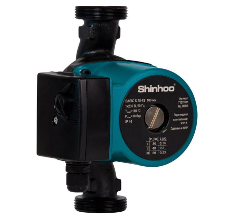 Циркуляционный насос Shinhoo BASIC S 25-4S 180 мм 71211001