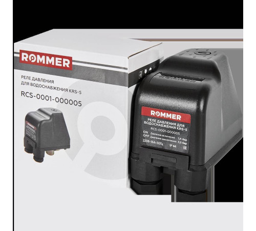 Реле давления ROMMER KRS-5 1/4 с накидной гайкой RCS-0001-000005