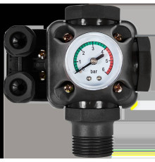 Реле давления для водоснабжения ROMMER KRS-7 со встроенным манометром RCS-0001-000053