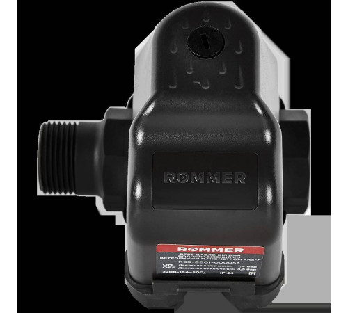 Реле давления для водоснабжения ROMMER KRS-7 со встроенным манометром RCS-0001-000053