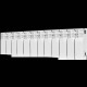Радиатор биметаллический STOUT TITAN 200 12 секций боковое подключение RAL 9016 SRB-3310-020012