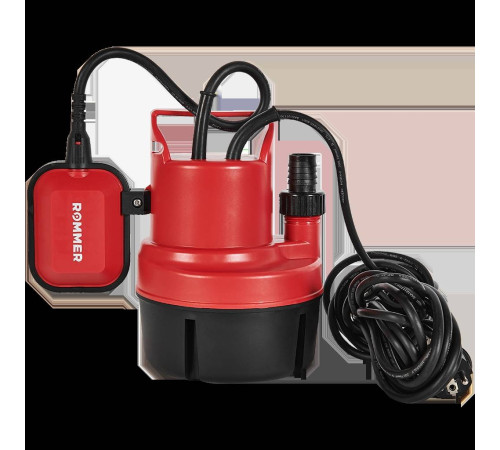 Насос дренажный ROMMER OPTIMA 250 Вт универсальный кабель 10 м RDP-0001-000250