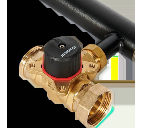 Насосная группа ROMMER с 3-ходовым приводным смесителем 1 без насоса RDG-0003-012501