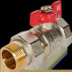 Кран шаровой с американкой ROMMER 1 1/4 ВР/НР ручка бабочка RBV-0005-2510232