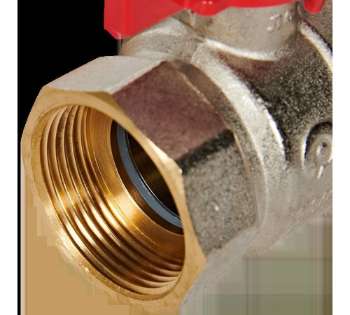 Кран шаровой с американкой ROMMER 1 1/4 ВР/НР ручка бабочка RBV-0005-2510232