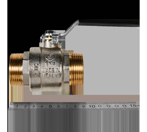 Кран шаровой полнопроходной STOUT НР/НР ручка рычаг 1 1/4 SVB-0005-200032