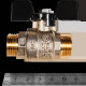 Кран шаровой полнопроходной STOUT НР/НР ручка бабочка 1/2 SVB-0006-200015