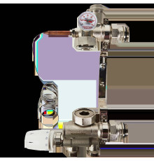 Насосно-смесительный узел ROMMER с термоголовкой без насоса RDG-0120-009000