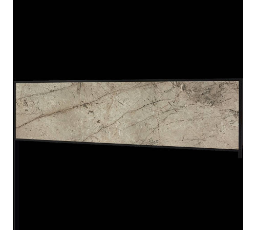 Отопительная панель STOUT GREY STONE SCT 120х30 см серый гранит / черный корпус SCT-00GB-012030
