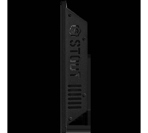 Отопительная панель STOUT GREY STONE SCT 120х30 см серый гранит / черный корпус SCT-00GB-012030