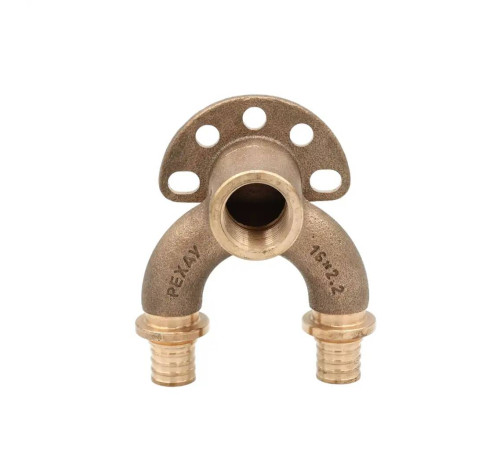 Угольник настенный проточный REHAU RAUTITAN RX+ 16/16-Rp 1/2 короткий 14564033001