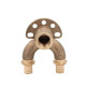 Угольник настенный проточный REHAU RAUTITAN RX+ 16/16-Rp 1/2 короткий 14564033001