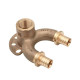 Угольник настенный проточный REHAU RAUTITAN RX+ 16/16-Rp 1/2 короткий 14564033001