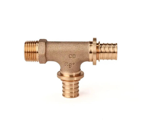Тройник REHAU RAUTITAN RX+ с наружной резьбой 20-20-R 1/2 14564013001