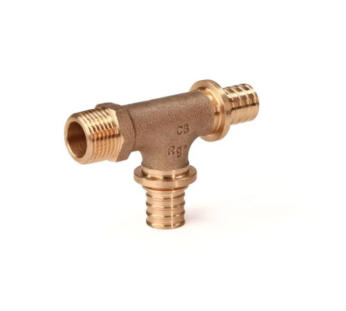Тройник REHAU RAUTITAN RX+ с наружной резьбой 20-20-R 1/2 14564013001