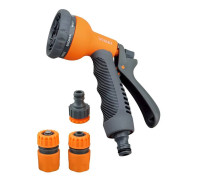 Набор для полива BELAMOS пистолет 8 режимов коннекторы 1/2 и штуцер 7502