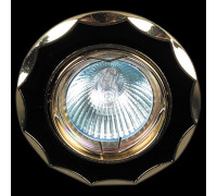 Встраиваемый светильник  01001-9.0-001AK MR16 BK+GD