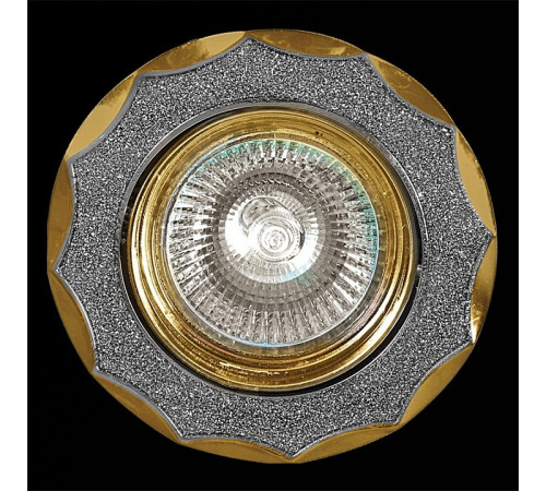 Встраиваемый светильник 01001-9.0-001AK MR16 SS+GD