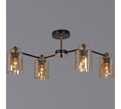 Люстра на штанге Reluce 01606-2 01606-0.3-04 BK+FGD