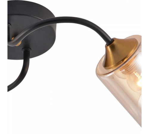 Накладной светильник Reluce 01608-1 01608-0.3-02 BK+BRASS