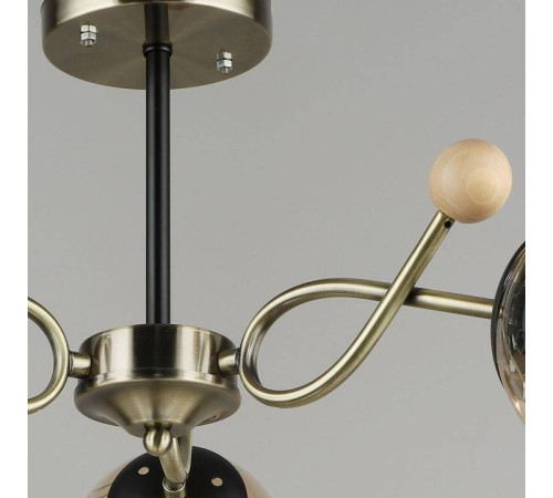 Люстра на штанге Reluce 02021 02021-0.3-03 AB+BK