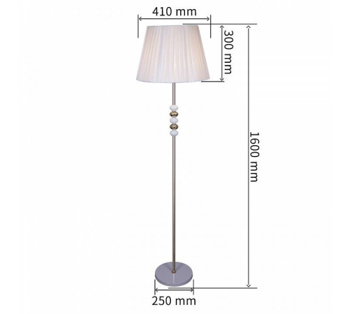 Торшер Reluce 02063-1 02063-0.6-01 BK-CR