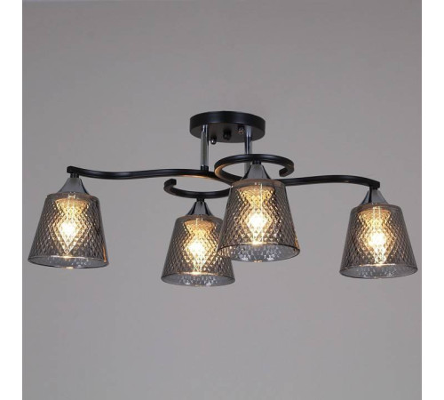 Люстра на штанге Reluce 06089 06089-0.3-04 BK+CR