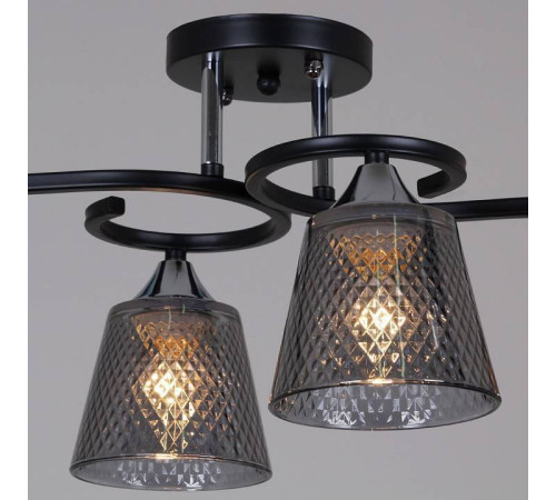 Люстра на штанге Reluce 06089 06089-0.3-04 BK+CR