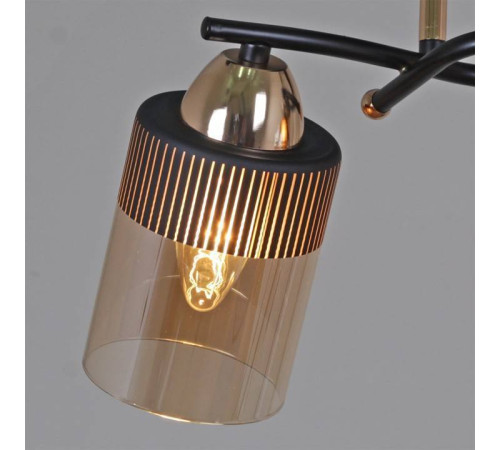 Люстра на штанге Reluce 09131 09131-3.3-04 FG+BK