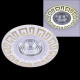 Встраиваемый светильник 09504-9.0-001MN MR16+LED3W WH/GD