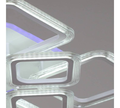 Потолочная люстра 09826-3.3-4+4A WH (RGB)