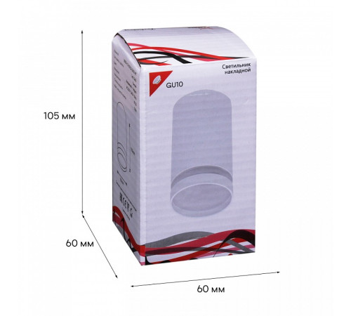 Накладной светильник 16001 16001-9.5-001LD GU10 WT