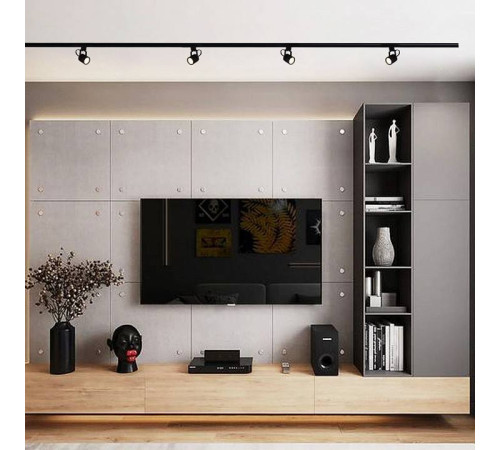 Светильник на штанге Reluce Technical 16020-9.3-001CT MR16 BK