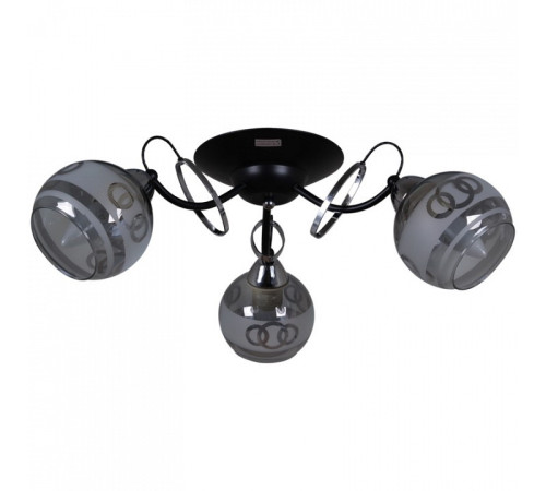Потолочная люстра 22115-0.3-03 BK+CH