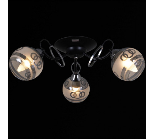 Потолочная люстра 22115-0.3-03 BK+CH