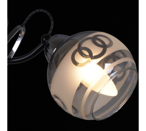 Потолочная люстра 22115-0.3-03 BK+CH