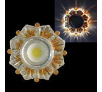 Встраиваемый светильник  42235-9.0-001PL MR16+LED3W CL/BN