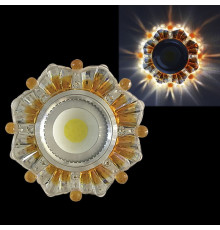 Встраиваемый светильник  42235-9.0-001PL MR16+LED3W CL/BN